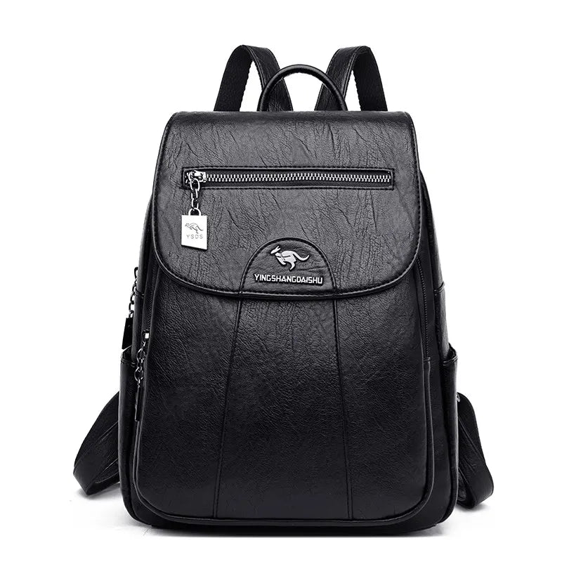 Leather Women Backpack
