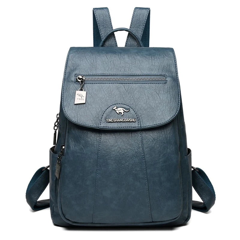 Leather Women Backpack