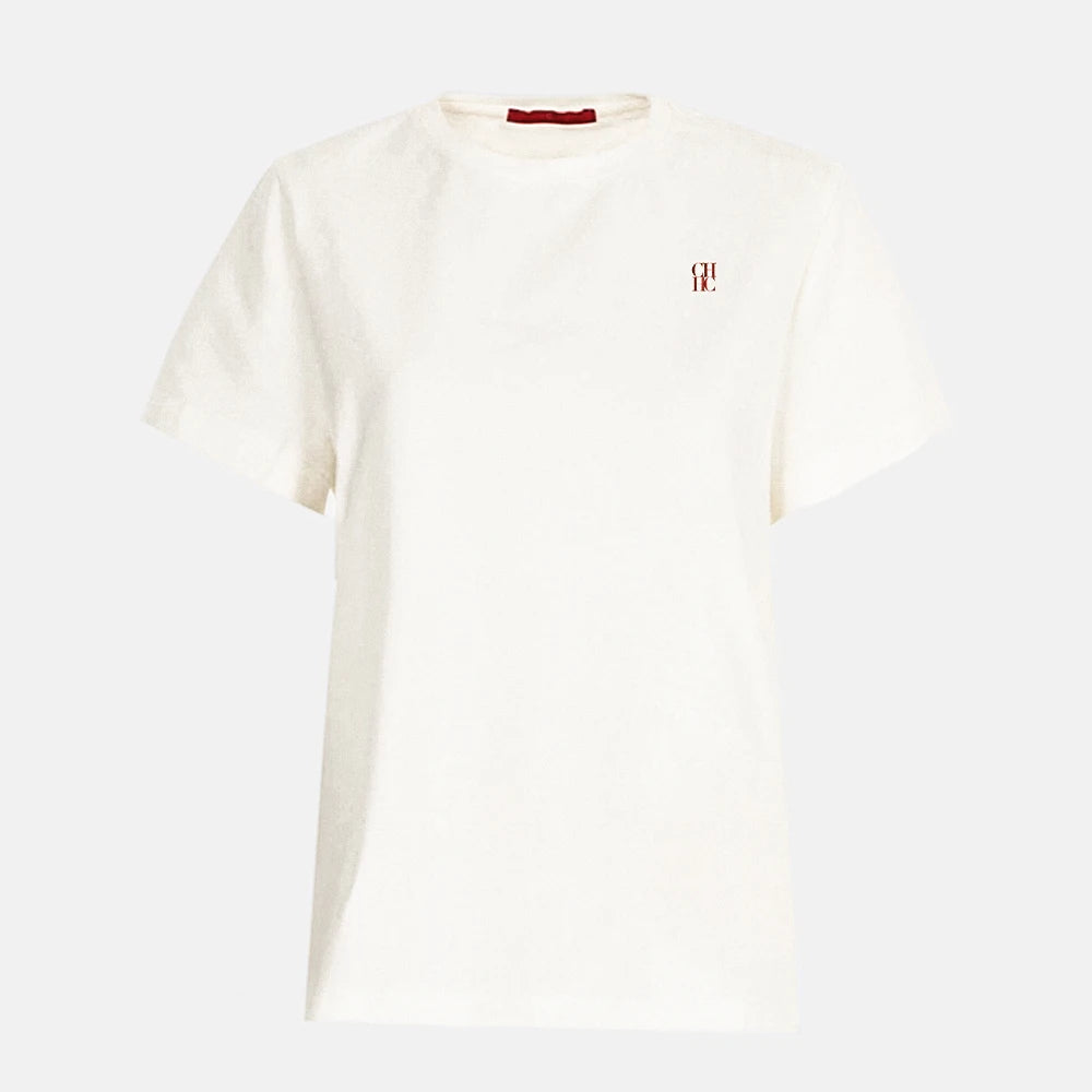 Embroidered Cotton Tee