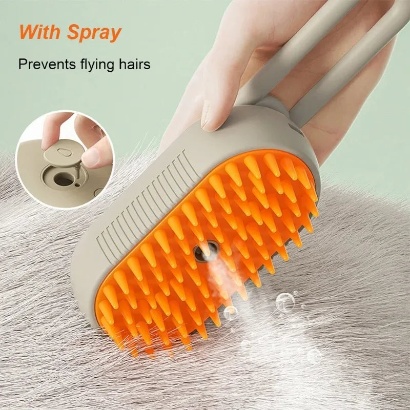 PawMist™ Electric Steam Pet Brush