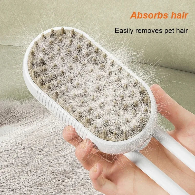 PawMist™ Electric Steam Pet Brush
