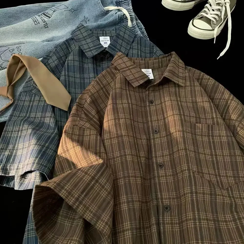Plaid Streetwear Shirt