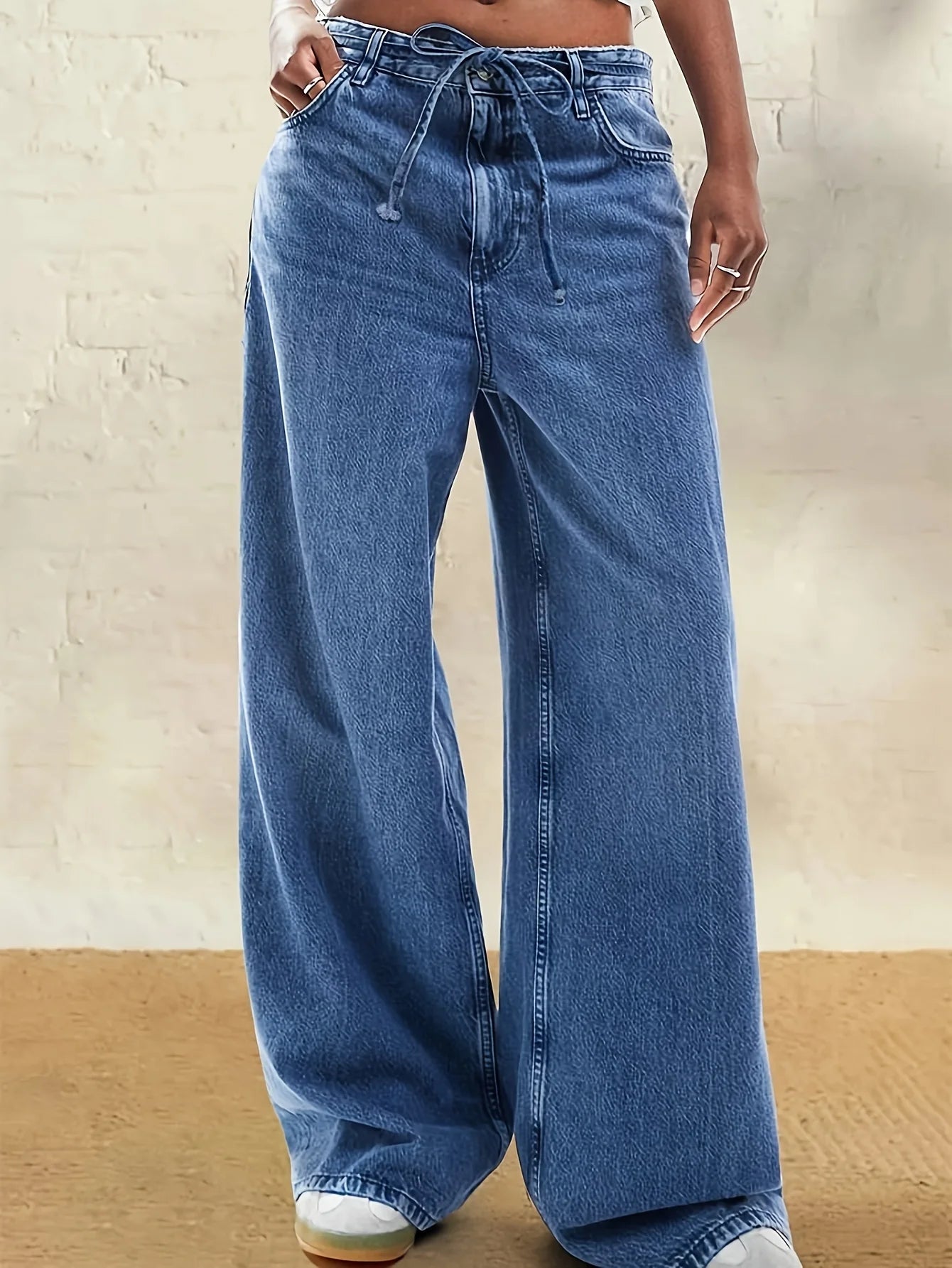 Loose Denim Pants